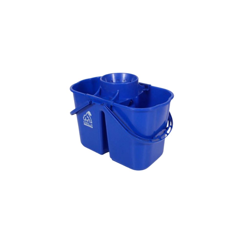 CUBETA DOBLE CON EXPRIMIDOR DE 15 LITROS AF-08060