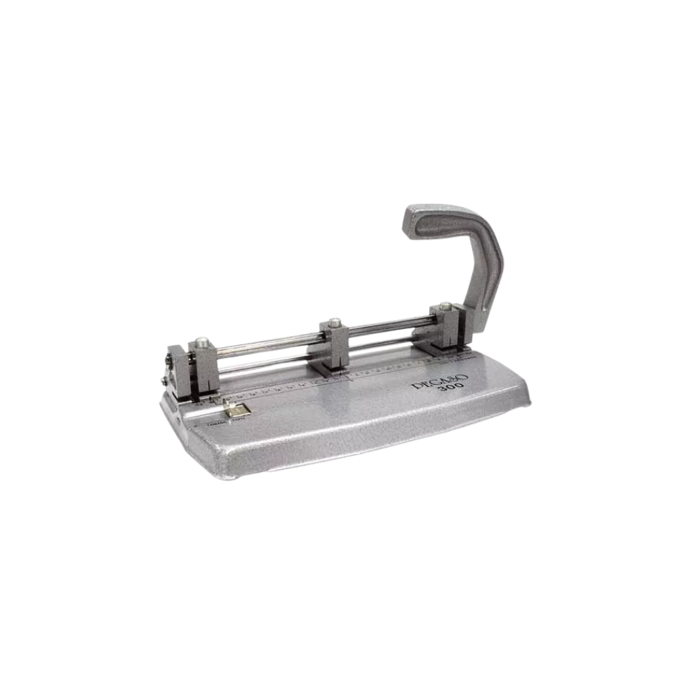 PERFORADORA METAL GRIS 3 ORIFICIOS PARA 30 HOJAS PEGASO