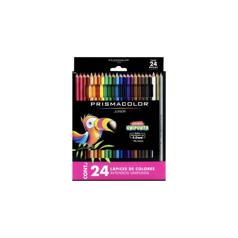 COLORES SURTIDO JUNIOR PRISMACOLOR REDONDO 24 COLORES 2153020