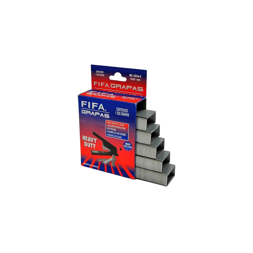 GRAPA DE USO PESADO PILOT FIFA CAPACIDAD DE 160 HOJAS 1000 GRAPAS p0077