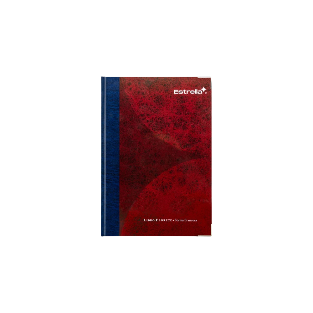 LIBRO FORETE DE MAYOR O CAJA MARCA ESTRELLA FORMA FRANCESA CON 96 HOJAS 1 PIEZA 107