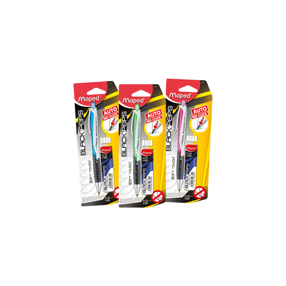 LAPICERO MAPED BLACK PEPS 0.5MM 1 PIEZA 3154145595116