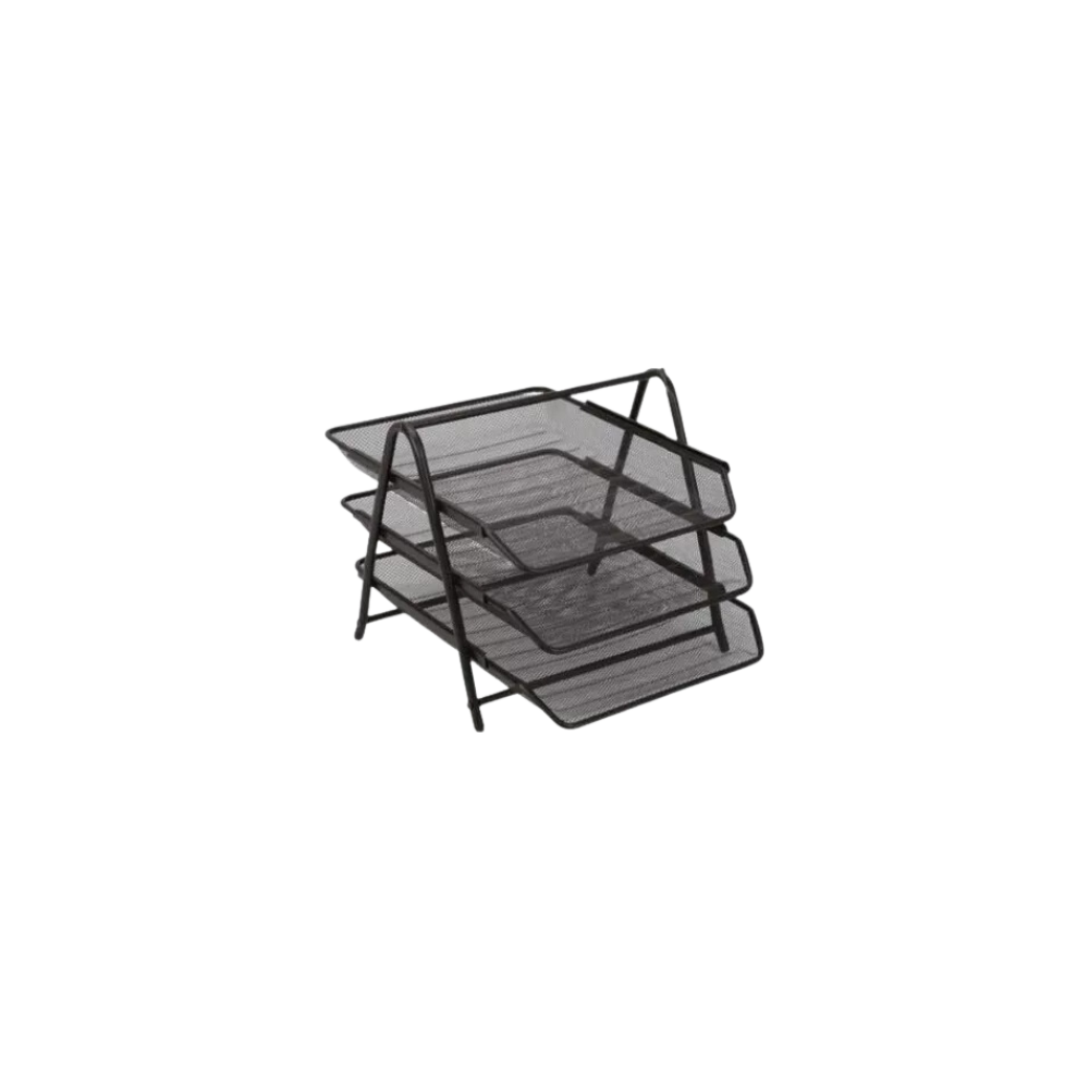 CHAROLA TRIPLE NEGRO MAE METAL CARTA OFICIO MB-3