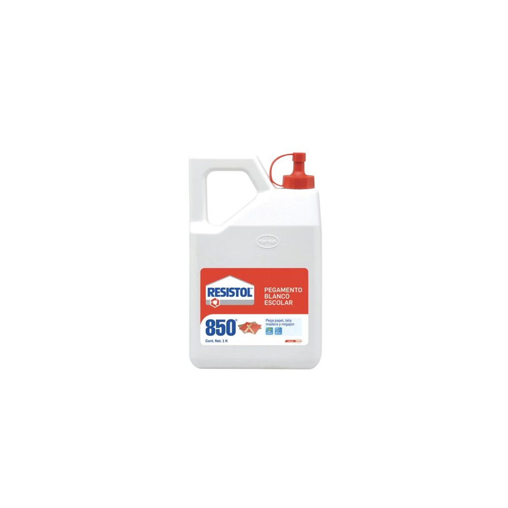 PEGAMENTO LIQUIDO HENKEL RESISTOL 850 COLOR BLANCO 1 KG 2105647