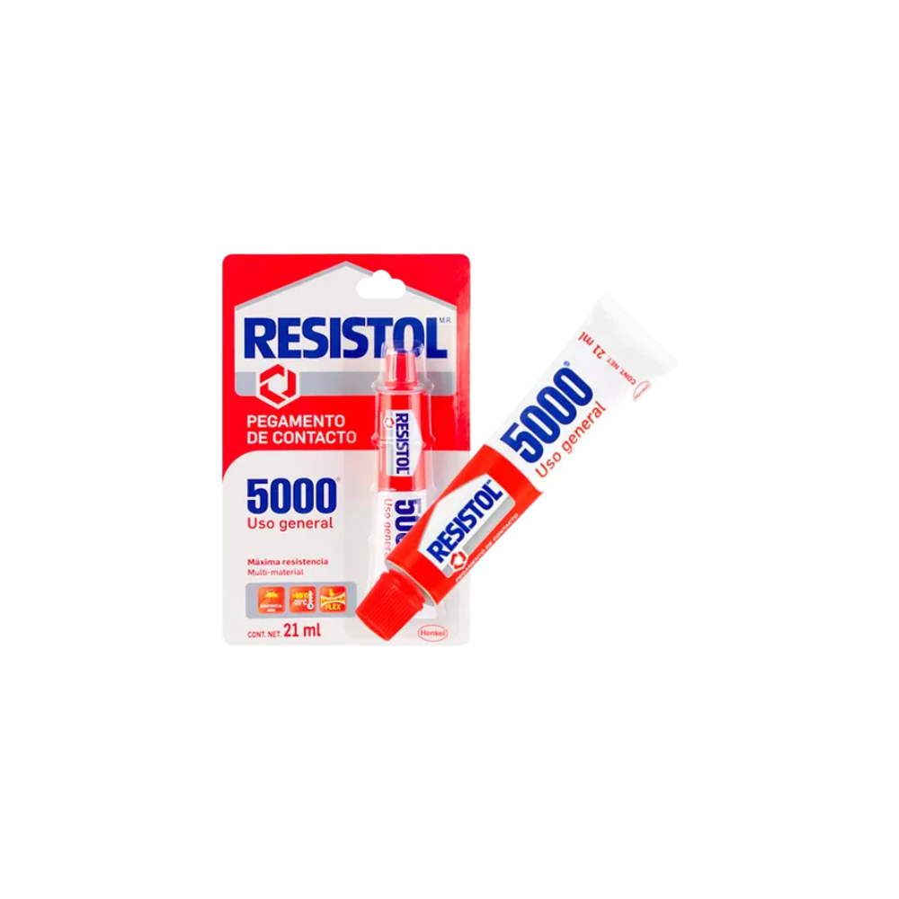 PEGAMENTO DE CONTACTO HENKEL RESISTOL 5000 COLOR AMARILLO 21 ML 2374725