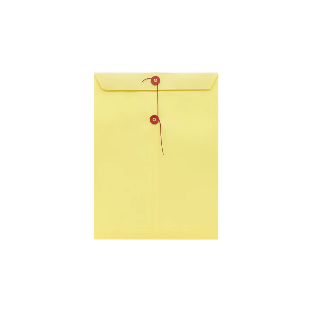 SOBRE BOLSA PAPEL CON RONDANA FORTEC AMARILLO TAMAÑO CARTA PAQUETE CON 25 SOBRES B-23-MR