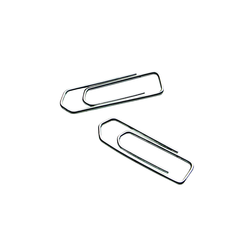 CLIP CUADRADO NÚMERO 1 ACCO CAJA CON 100 CLIPS P1680