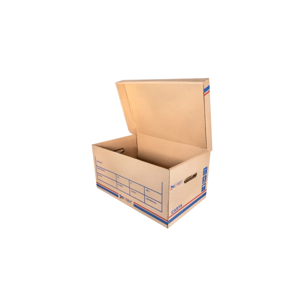 CAJA PARA ARCHIVO CON TAPA TAMAÑO CARTA KYMA 1 PIEZA CJKY-CR-CT