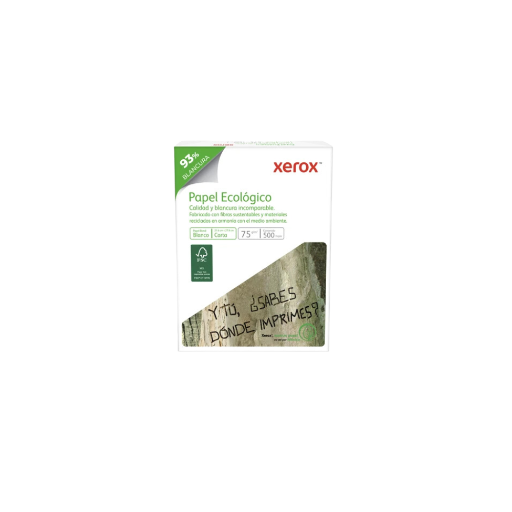 CAJA DE PAPEL BOND BLANCO XEROX CARTA CAJA CON 5000 HOJAS 75GR/M2 003M02010