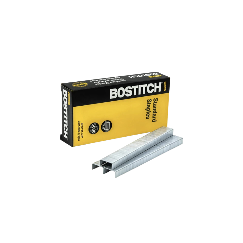 GRAPA ESTÁNDAR BOSTITCH CAPACIDAD DE 30 HOJAS 5000 GRAPAS SBS191/4CP