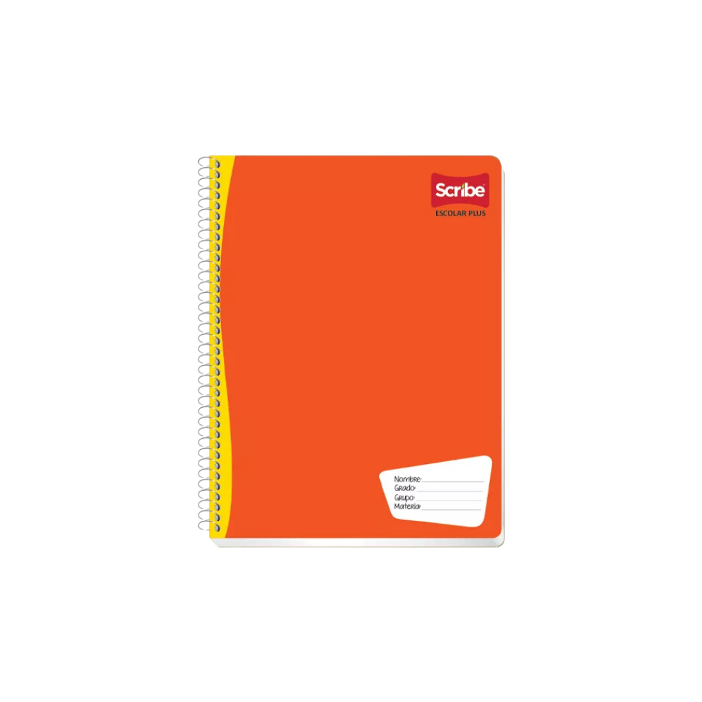 CUADERNO PROFESIONAL CUADRO CHICO SCRIBE DE 100 HOJAS PASTA SEMI-RIGIDA ESPIRAL SENCILLO CONTINUO 1 PIEZA S7972