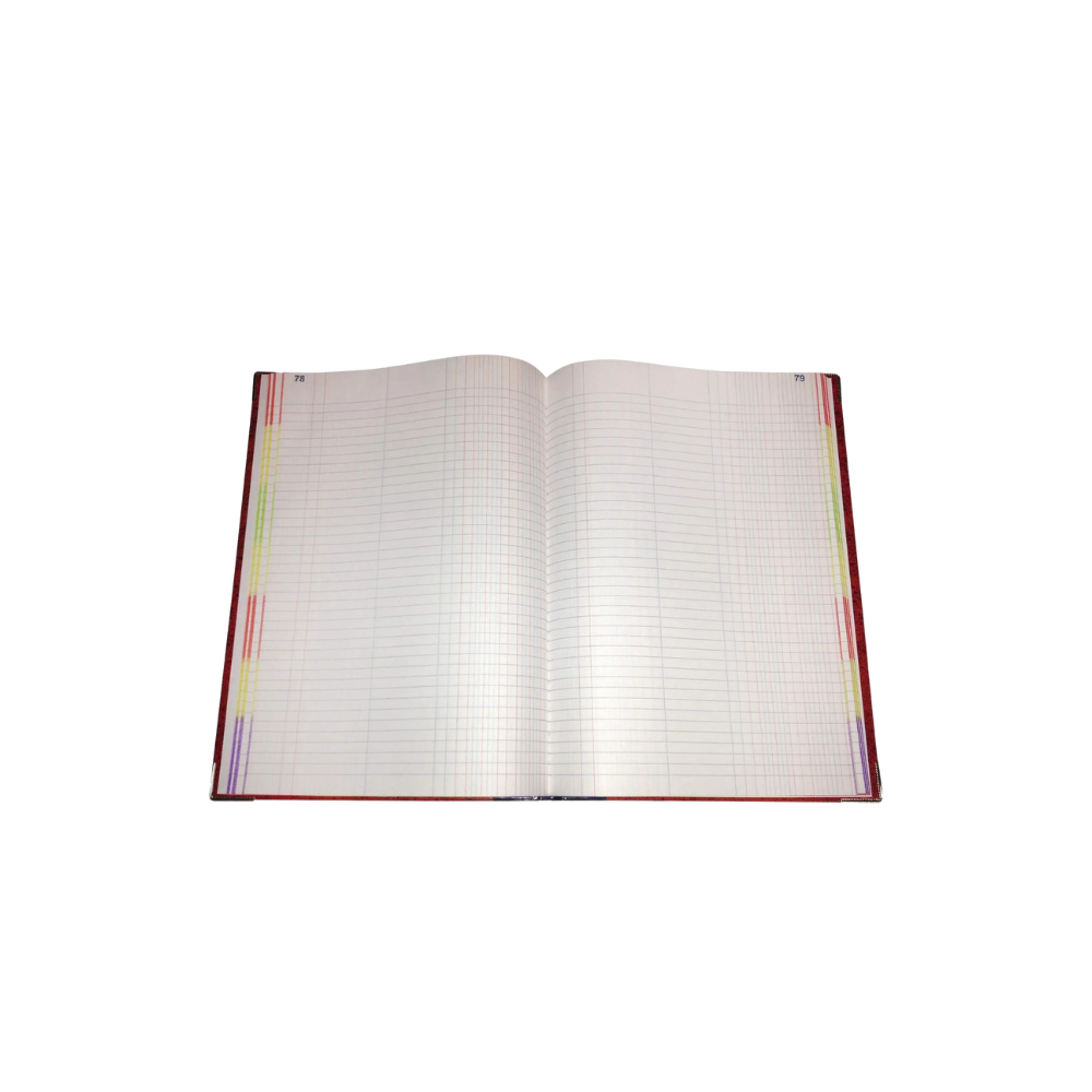 LIBRO FLORETE DIARIO MARCA ESTRELLA CON 192 HOJAS 1 PIEZA MEDIDAS 23.6 X 34.1 CM 0104