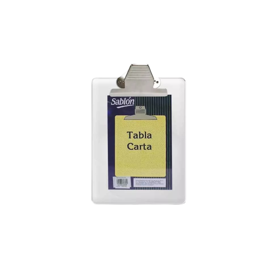 TABLA SUJETAPAPEL CARTA AZOR ACRÍLICO CRISTAL