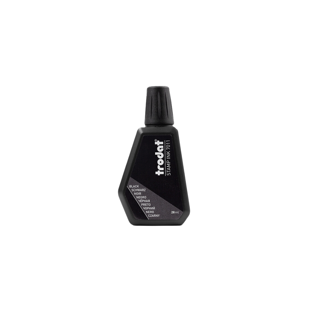 TINTA NEGRA PARA SELLO TRODAT 28 ML 7011