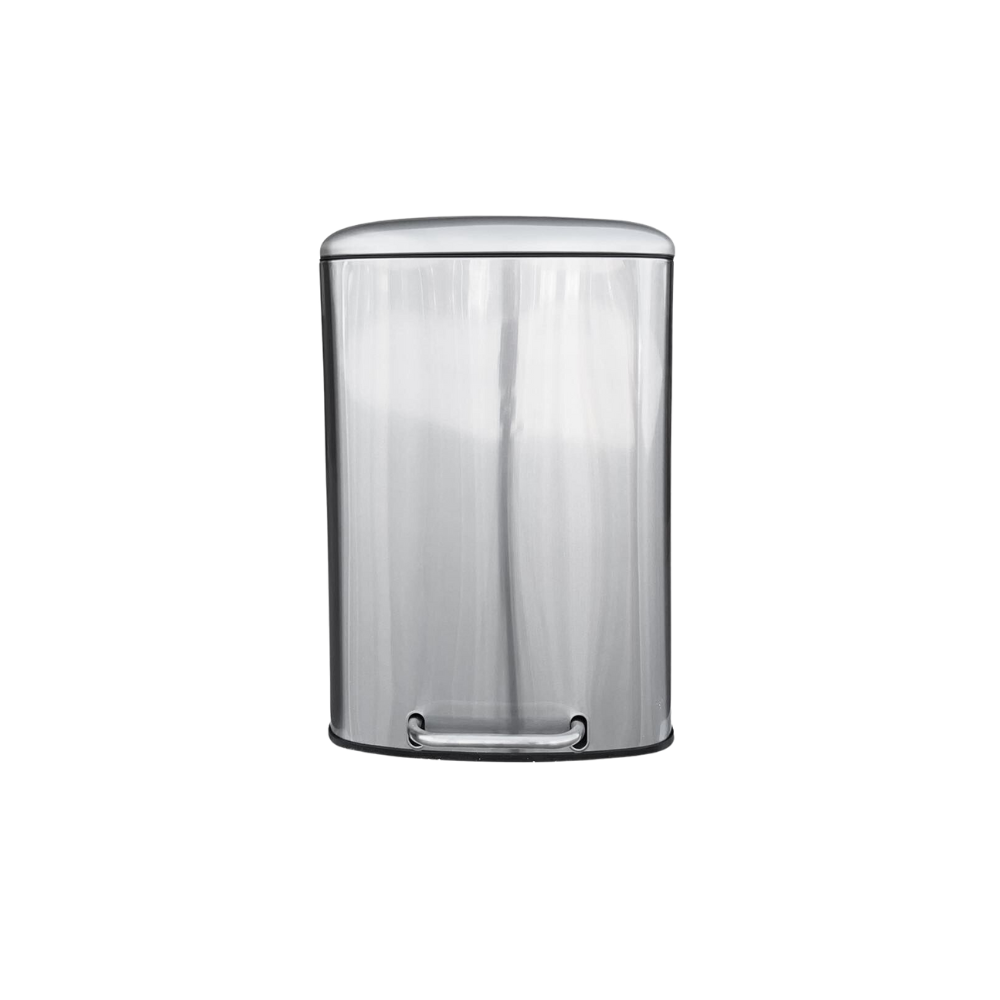 CESTO DE BASURA DE ACERO INOXIDABLE 50 LITROS CON PEDAL SKU 709GR