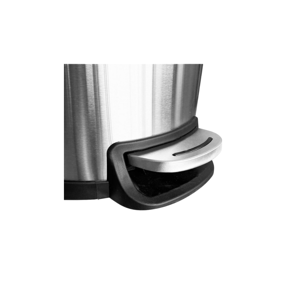 CESTO DE BASURA DE ACERO INOXIDABLE 40 LITROS CON PEDAL SKU 715NE Y 711GR