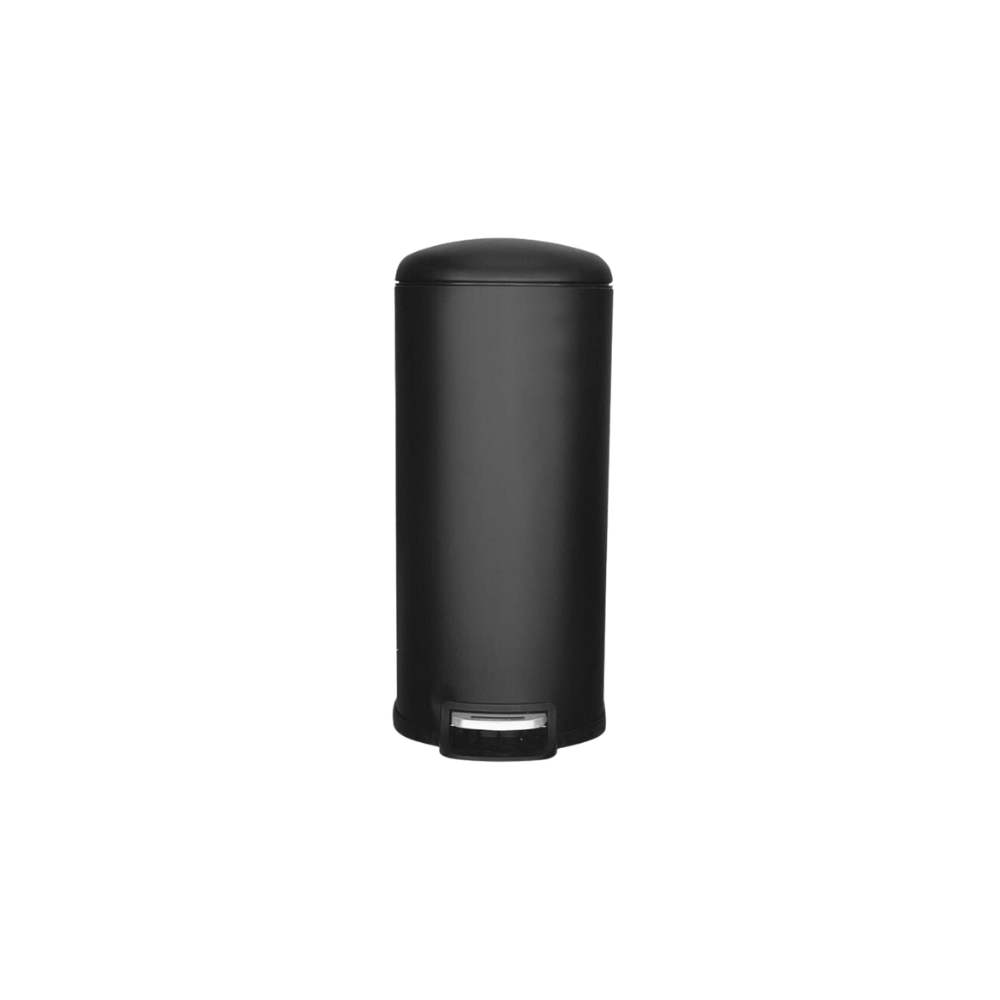 CESTO DE BASURA DE ACERO INOXIDABLE 40 LITROS CON PEDAL SKU 715NE Y 711GR