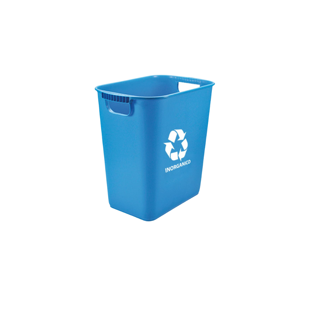 CESTO JUMBO CON ASAS 26 LITROS CON IMPRESIÓN ORGÁNICO E INORGÁNICO 8596OR