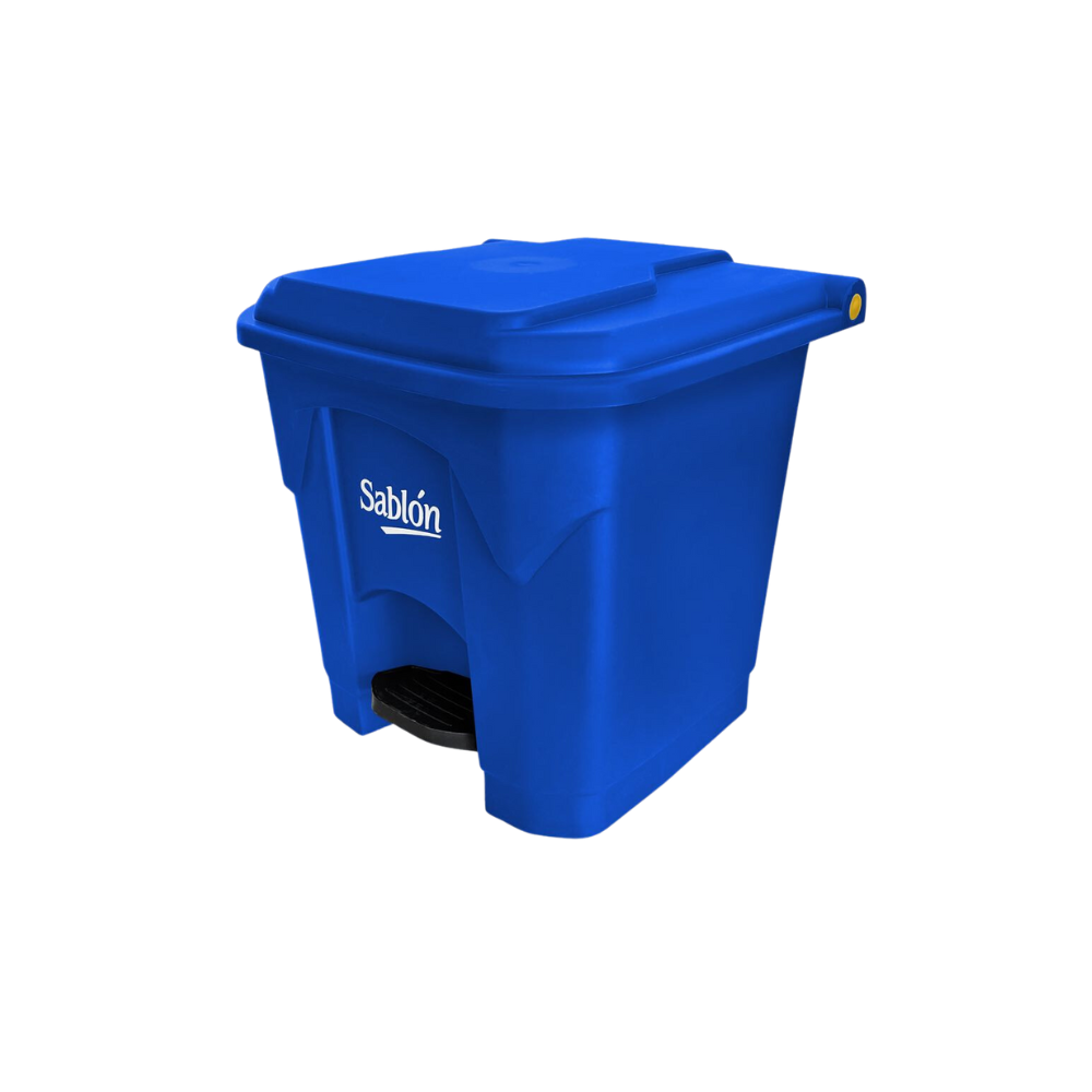 BOTE DE BASURA MEDIANO CON PEDAL CON CAPACIDAD DE 30 L 8611P