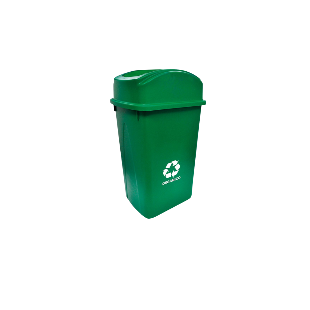 BOTE DE BASURA 80 LITROS CON TAPA BALANCÍN LATERAL CON IMPRESIÓN 8664IN