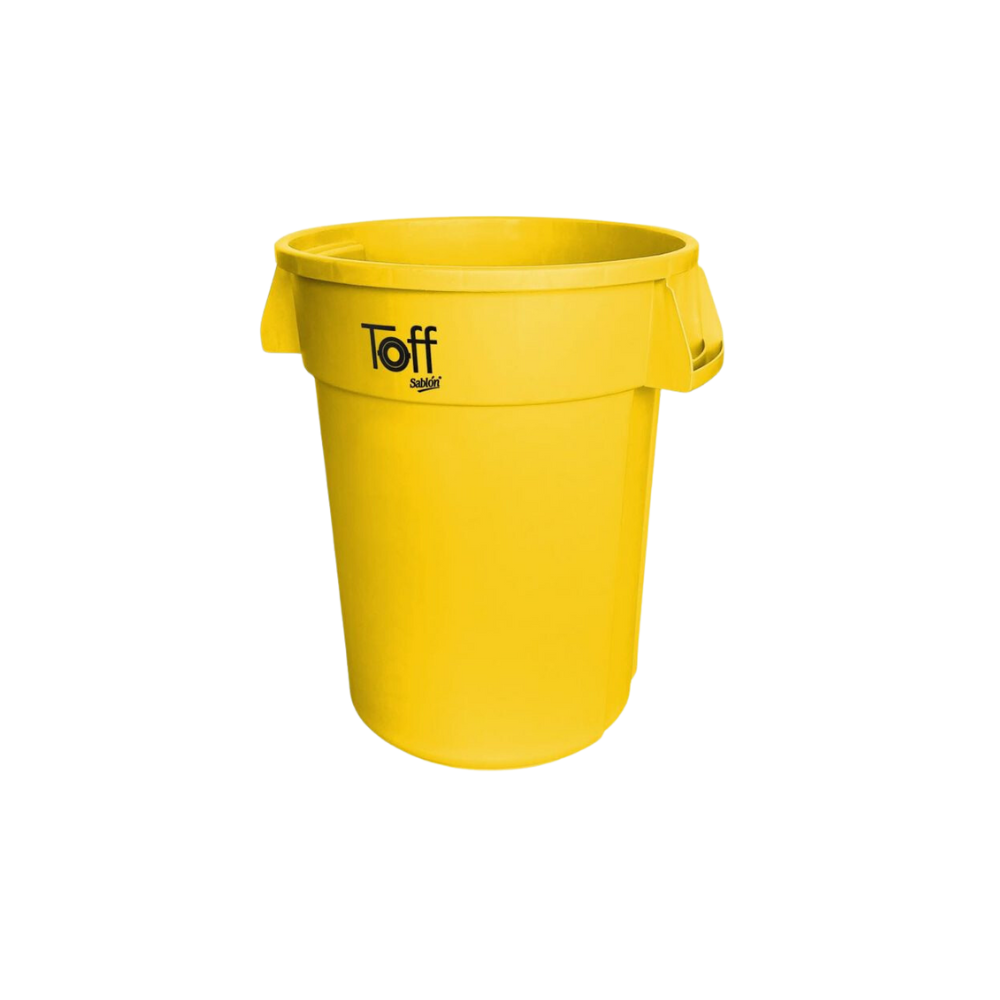 CONTENEDOR TOFF PARA BASURA 120 LITROS SABLÓN SKU 9185NE
