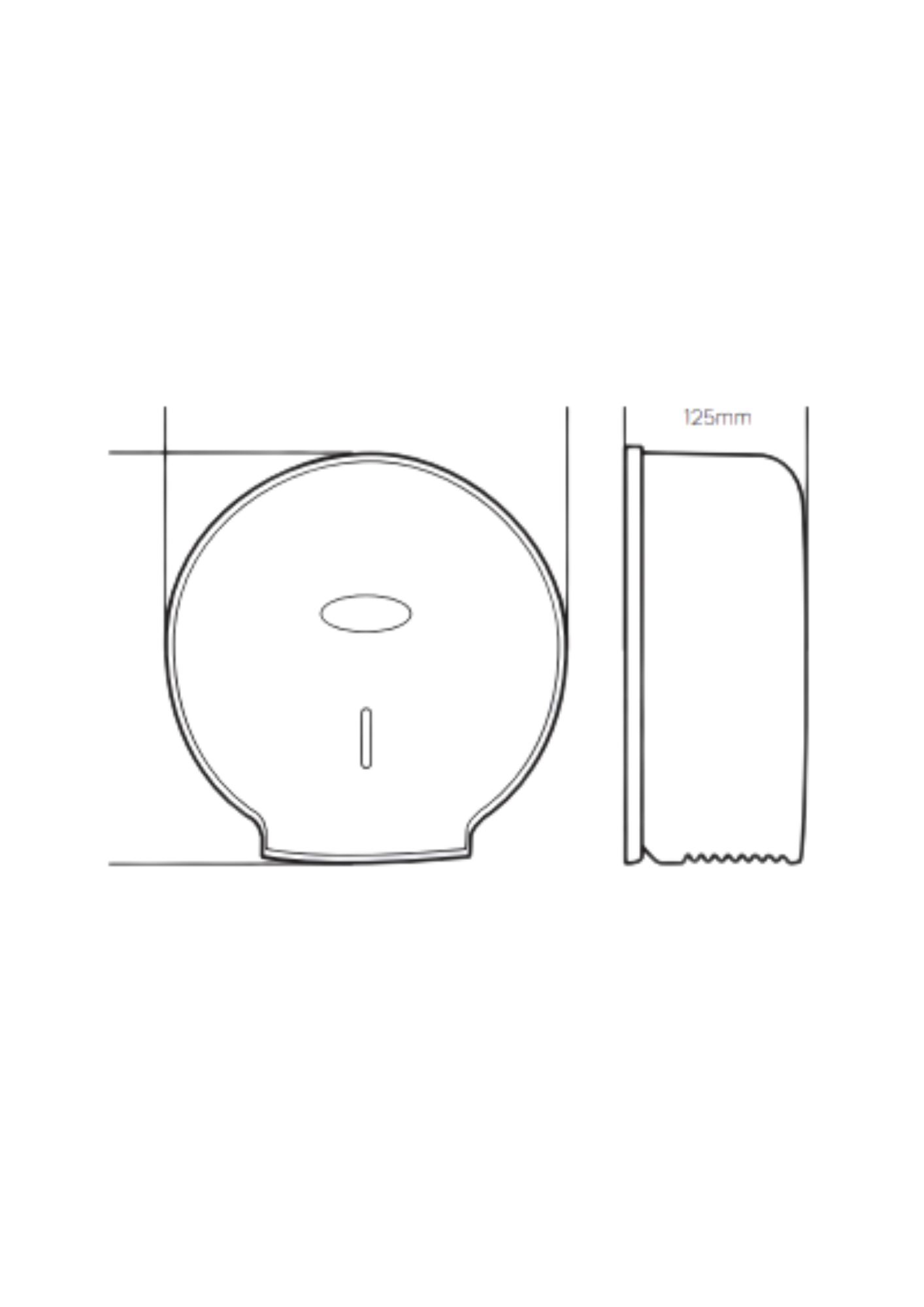 DESPACHADOR DE PAPEL HIGIENICO COLOR BLANCO JOFEL 1 PZA MODELO: AE77000