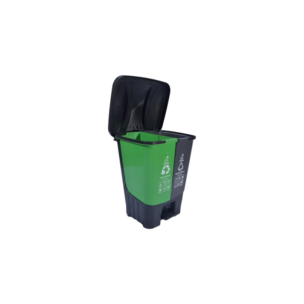 BOTE PEDAL DOBLE 60 LITROS HEAVY DUTY AF-07338