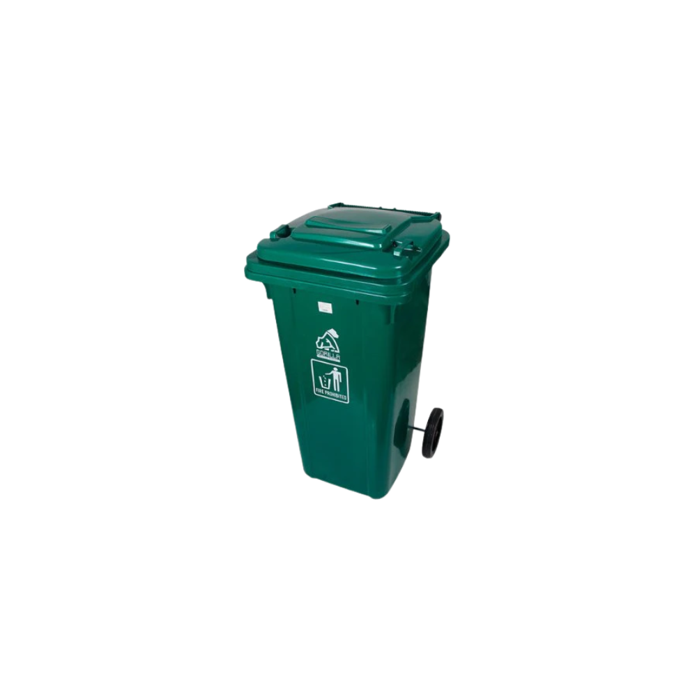 CONTENEDOR DE 120 LITROS CON TAPA Y LLANTAS HEAVY DUTY AF-07601