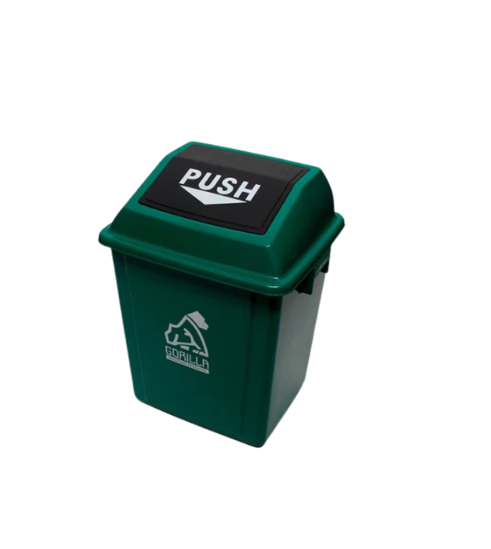 BOTE CUADRADO PUSH DE 25 LITROS AF07310-PS25