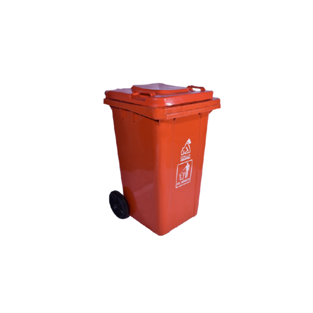 CONTENEDOR DE 360 LITROS CON TAPA Y LLANTAS HEAVY DUTY AM-3360