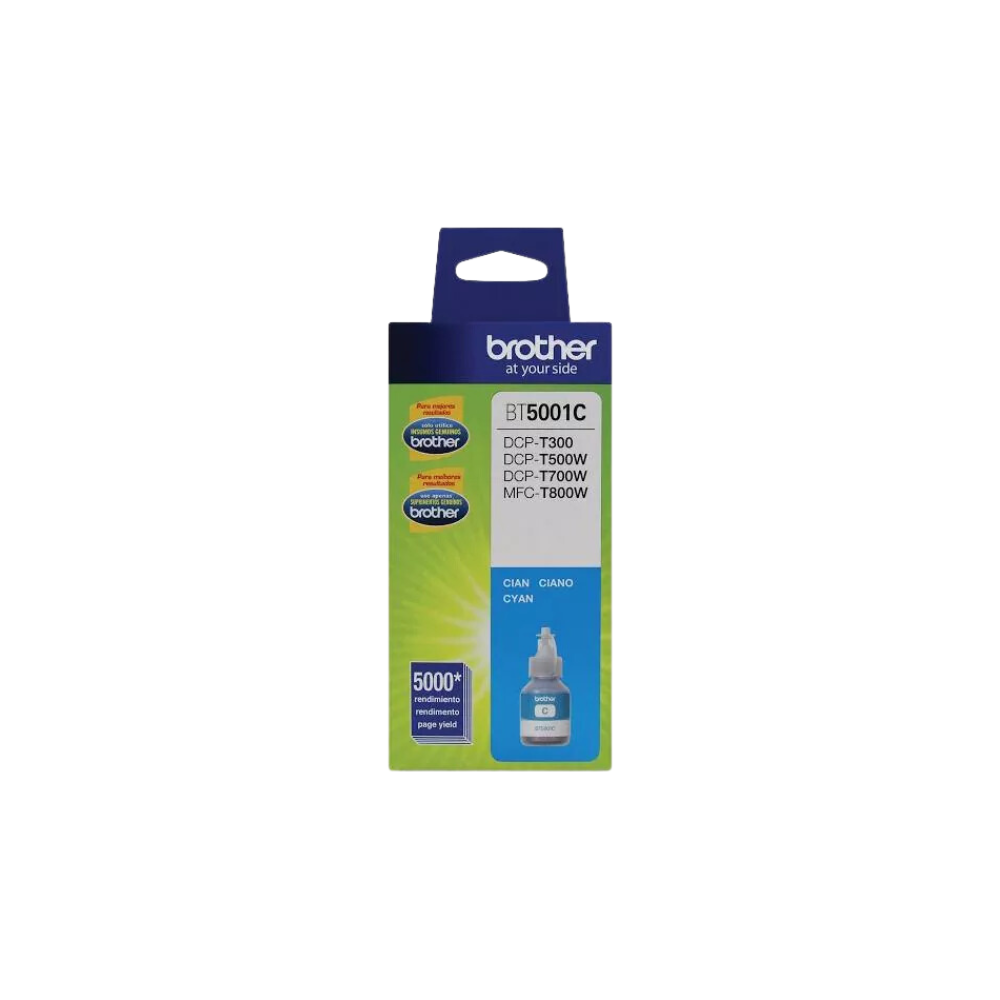TINTA BROTHER BT5001C COLOR CYAN