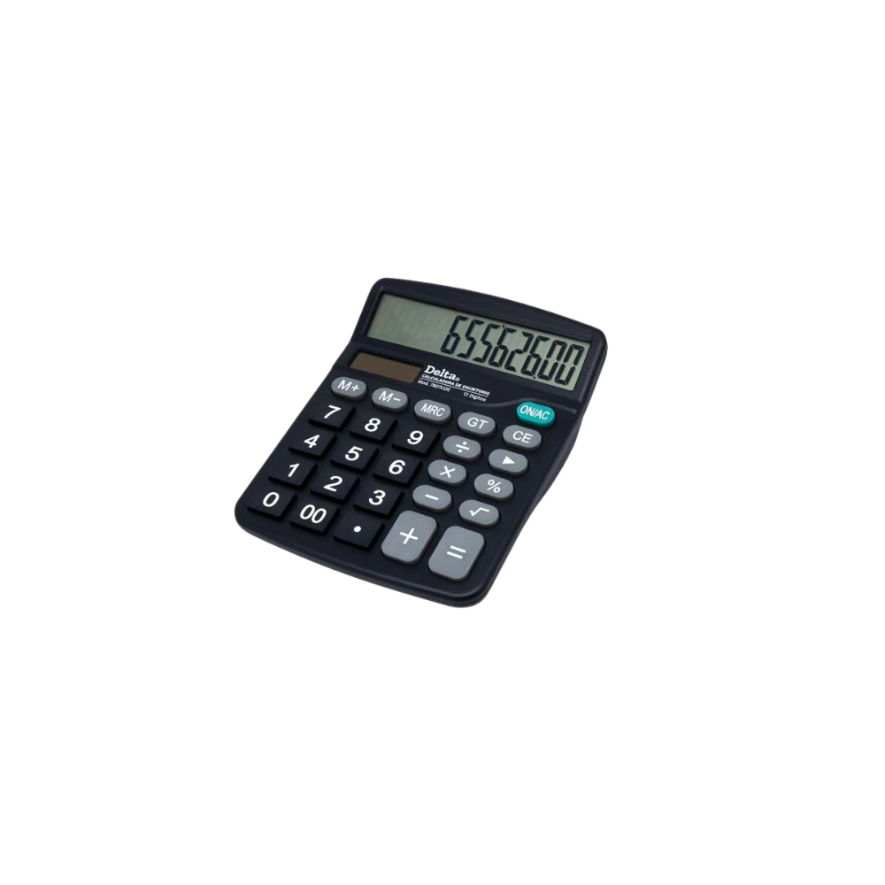 CALCULADORA DE ESCRITORIO DELTA 7807CDE DE 12 DIGITOS 7807CDE