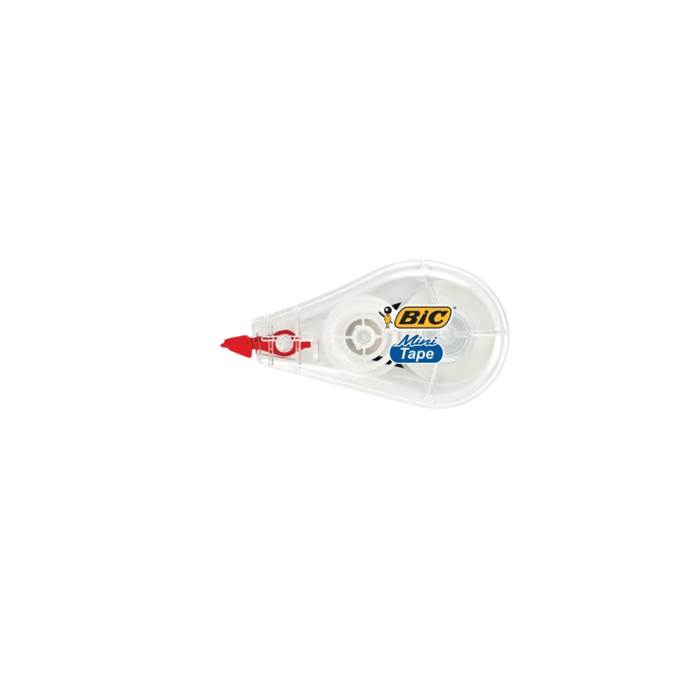 CORRECTOR BIC CINTA CUERPO TRANSPARENTE MINI TAPE 6 PIEZAS 6 MTS X 5MM 70330515765