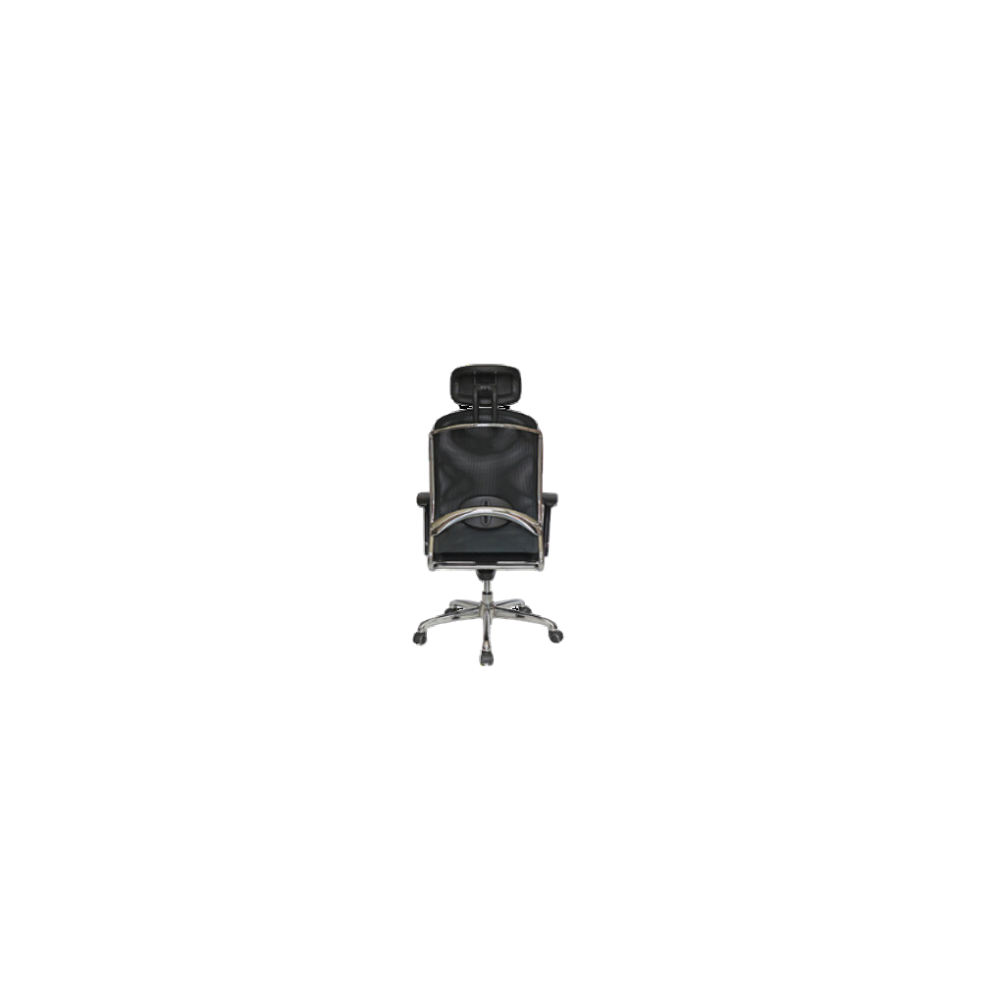 SILLA EJECUTIVA CROMA CON CABECERA OHE-195 NEGRO