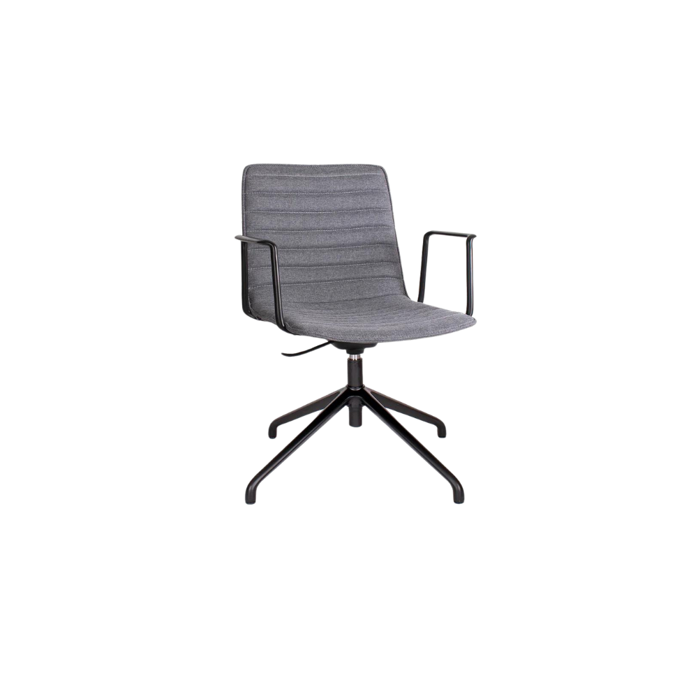 SILLA ENEAS VISITANTE PREMIUM OHV-144 NEGRO
