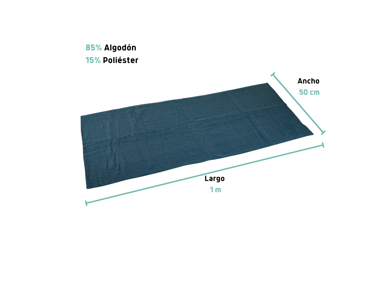 FRANELAS EN PAÑO DE ALGODON, 1 M X 50 CM, KLINTEK MODELO: 56026 56028 56027 CLAVE: FRA-1G FRA-1B FRA-1R