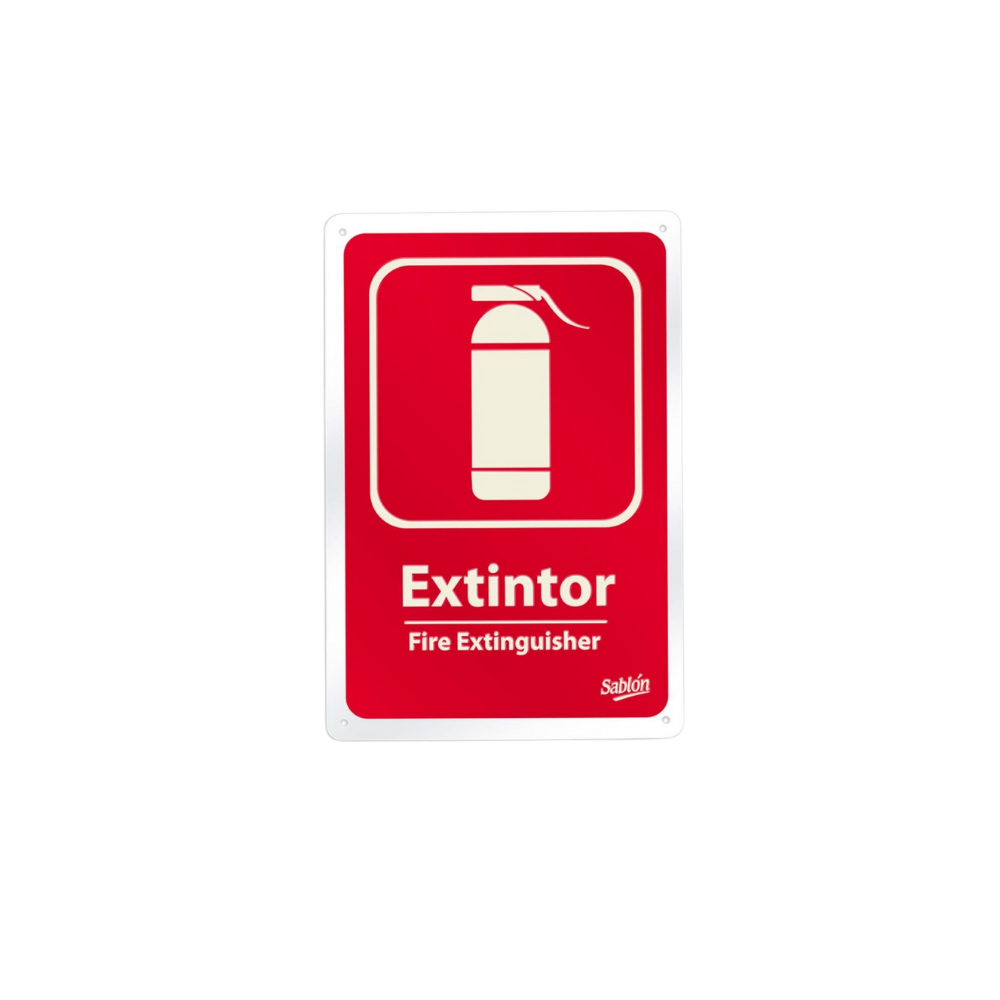 SEÑAL DE EXTINTOR MARCA SABLÓN 7805