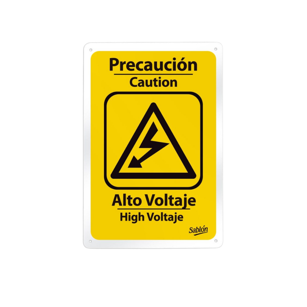 SEÑAL DE ALTO VOLTAJE PARA TABLERO CHICA 7811