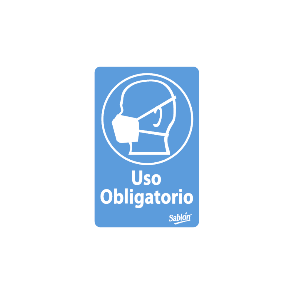 SEÑAL DE USO OBLIGATORIO DE CUBREBOCAS 7838