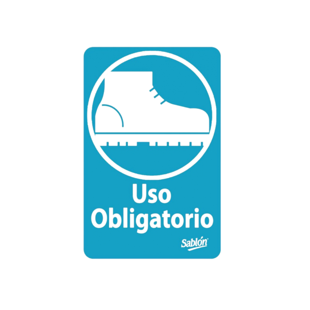 SEÑAL DE USO OBLIGATORIO DE CALZADO DE SEGURIDAD 7845