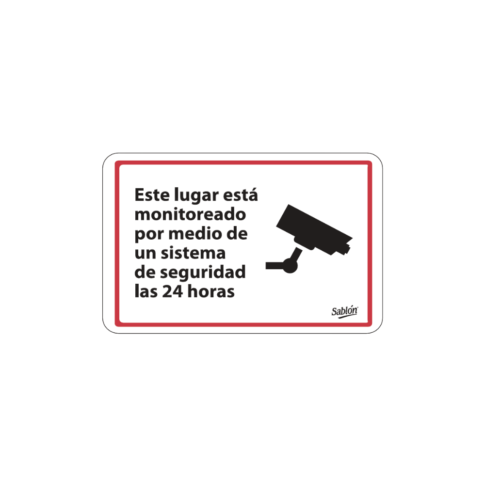 SEÑAL DE CÁMARA DE VIGILANCIA MARCA SABLÓN 7926