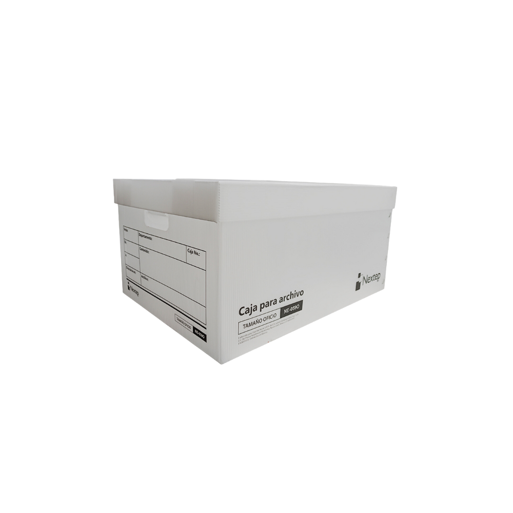 CAJA ARCHIVO NEXTEP PLÁSTICA ECONÓMICA OFICIO C/12 NE-059O