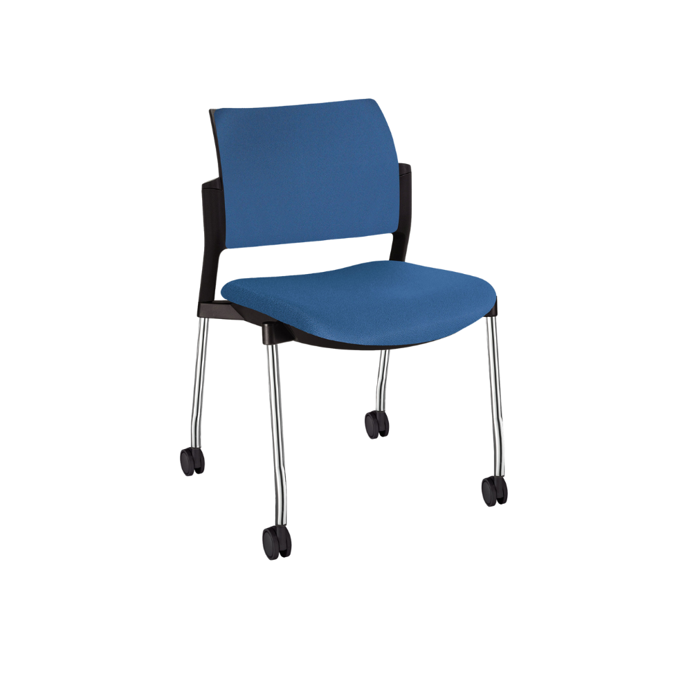 SILLA VISITANTE KYOS SIN DESCANSABRAZOS TERMINADO EN CROMO OHV-333CR Y OHV-334CR