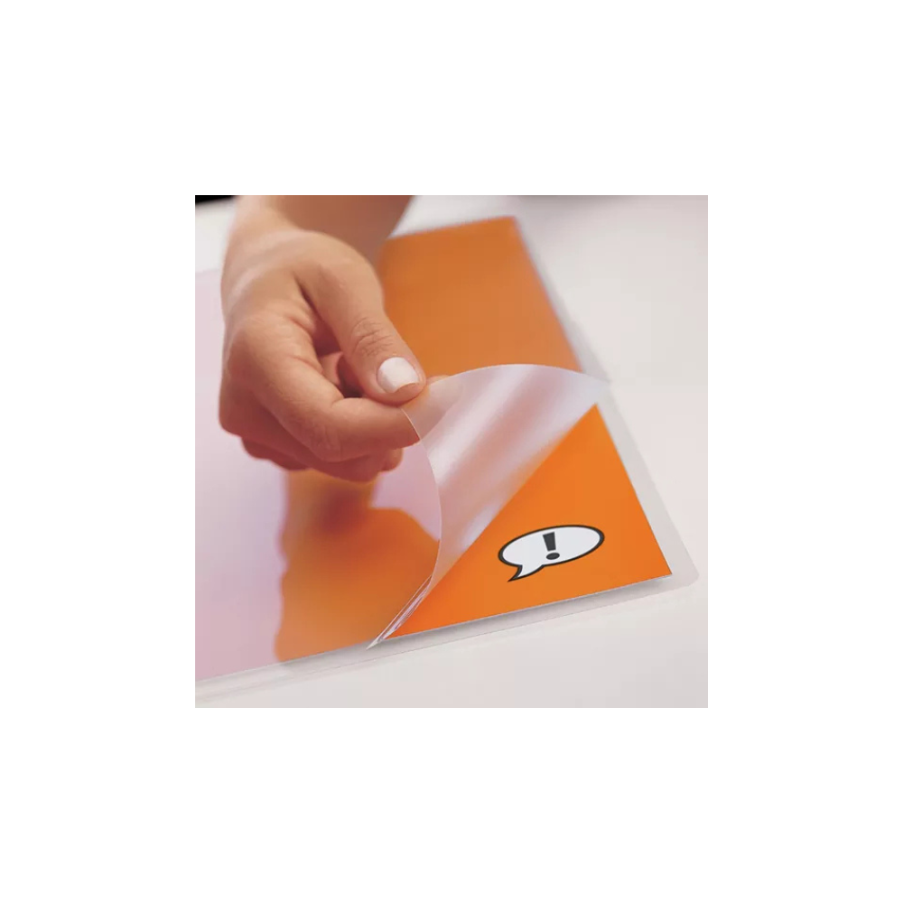 MICA TÉRMICA TAMAÑO CARTA GBC M130249 FORMA FLEXIBLE 3 MILÉSIMAS 1 PAQUETE CON 100 PIEZAS M130249