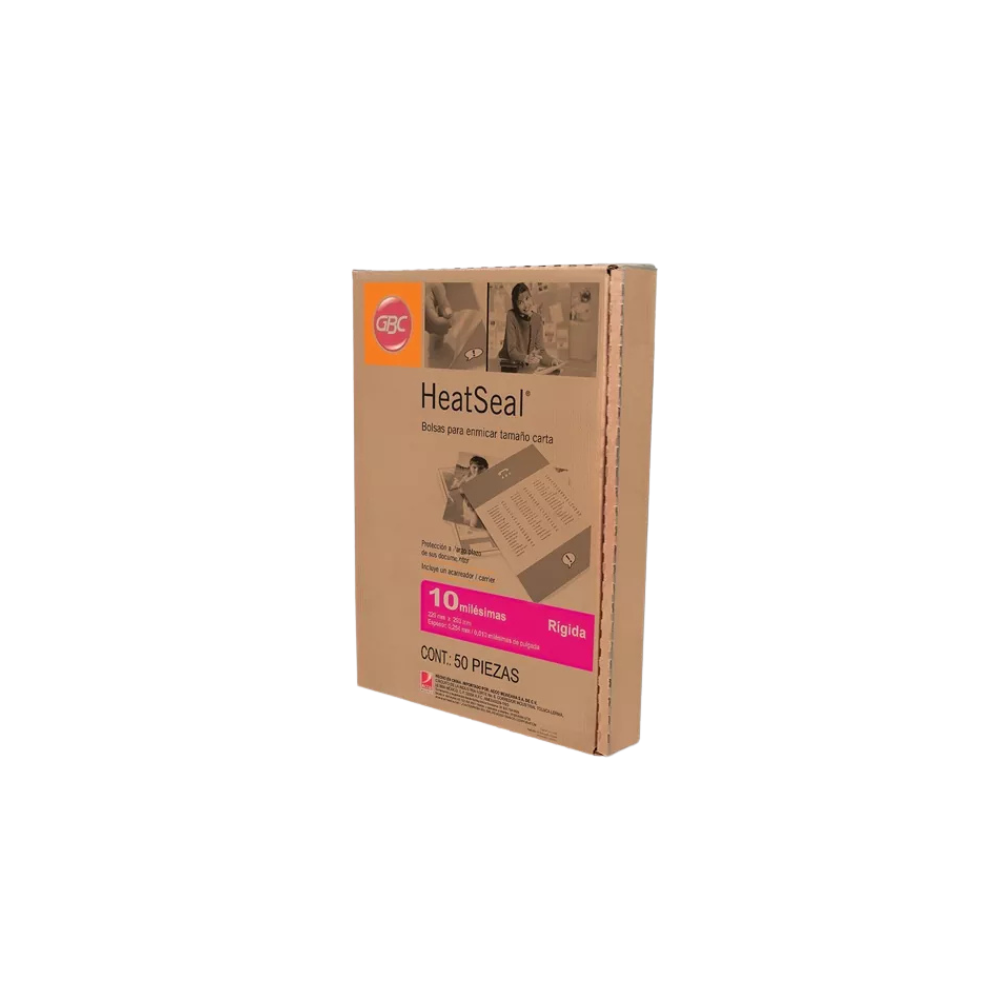 MICA TÉRMICA TAMAÑO CARTA FORMA RÍGIDA 10 MILÉSIMAS 1 PAQUETE CON 50 PIEZAS M130251