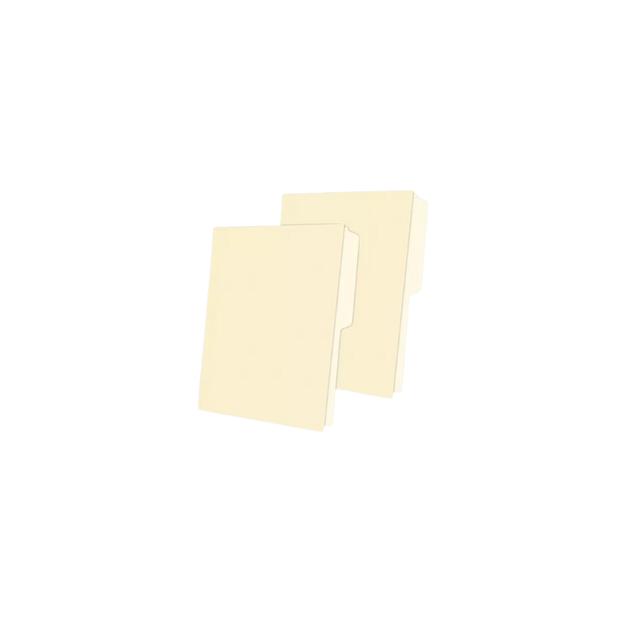 FOLDER PENDAFLEX TAMAÑO CARTA 1 PAQUETE CON 100 PIEZAS M750 1/2