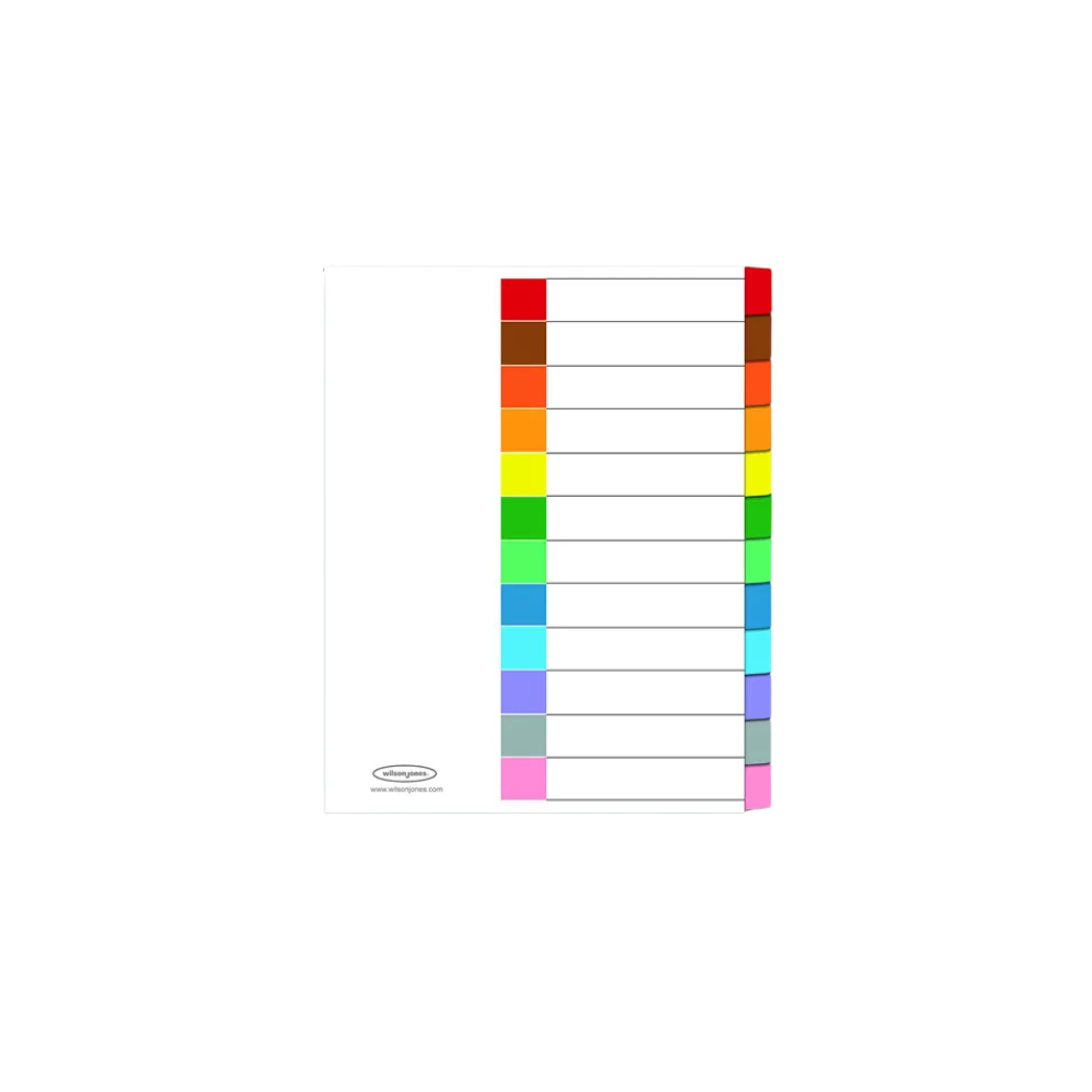 SEPARADOR WILSON JONES CON 12 DIVISIONES P2458