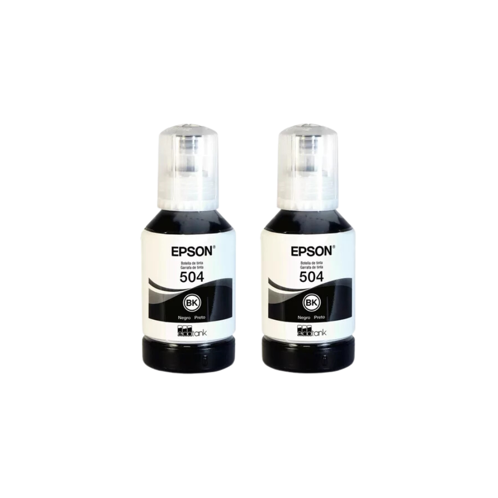 PAQUETE DE 2 TINTAS EPSON COLOR NEGRO T504120-2P