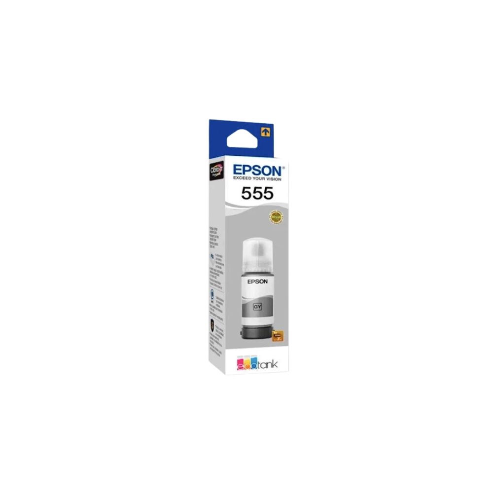 BOTELLA DE TINTA EPSON T555520-AL COLOR GRIS 70 ML T555520-AL