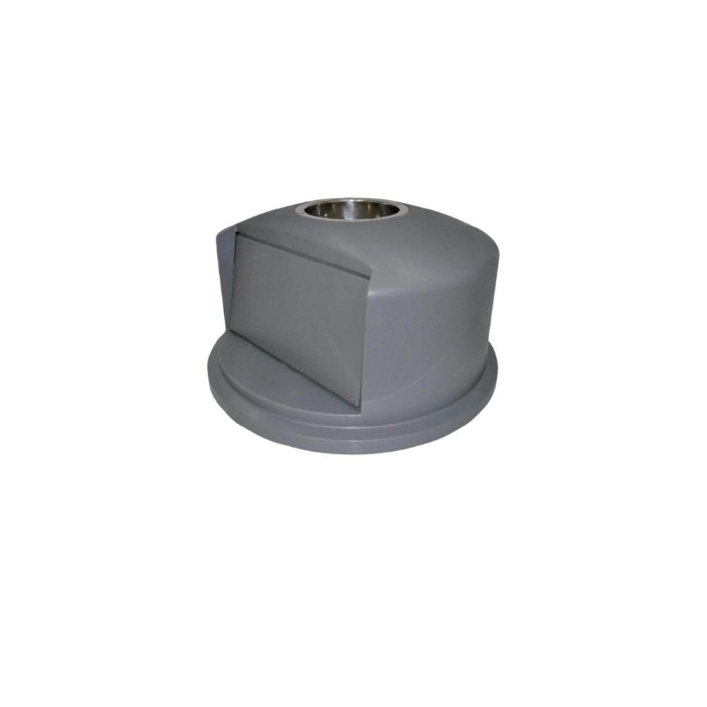 TAPA CON CENICERO PARA CONTENEDOR DE BASURA TOFF 120 LITROS SKU T8620GR